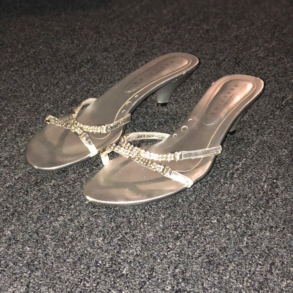 Silver heels